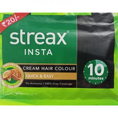 Streax Insta Cream Hair Colour, 15 ml